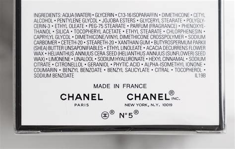 chanel n 5 ingredienti